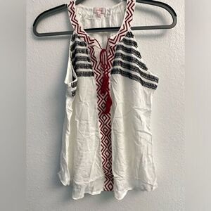Anthropologie‎ Pixley Women's Small High Neck Shirt Summer Spring